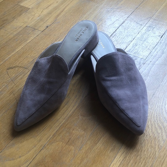 COLE HAAN mauve size 10 slides - Picture 1 of 3